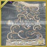 Wholesale Handmade Bridal Rhinestone Appliques Custom Embroidery Patches for Clothing FHA-053 thumbnail-5