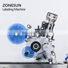 ZONESUN ZS-TB823 Horizontal Tube Sticker Automatic Crayon Plastic Round Bottle Labeling Machine For Cryo Vials thumbnail-3