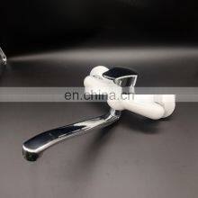 Plastic Steel White Shower Faucet Mixer thumbnail-3