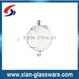 Promotional wholesale hanging glas ball candle holder