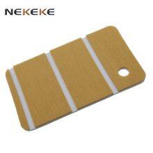 NEKEKE Golden Yellow + White Lines Boat Yacht EVA Deck Foam Sheet Composite Outdoor Decking thumbnail-3