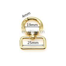 Good Polished Shiny Gold Color Zinc Alloy Metal Snap Hooks Spring Buckle Carabiners For Bags thumbnail-3