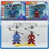 Mini Qute RC Remote Control Marvel Avenger Captain America Spiderman Flying Helicopter Educational Electronic Toys NO.TL614753