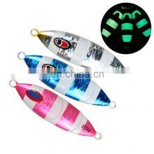 JOHNCOO 140G 170G 210G Slow Fall Pitch Fishing Jig Lures Saltwater Metal Flat Jig Lure Metal Hard Fishing Bait thumbnail-1
