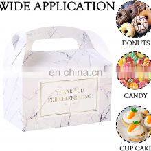 Marble-themed Gift Box Valentine's Day Party Decorative Candy Wedding Anniversary Children's Birthday Pie Box thumbnail-3