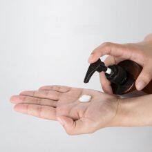 Wholesale Empty 250ml 350ml Flat Shoulder Shampoo Shower Gel Liquid Soap Body Lotion Pump Bottle in Stock thumbnail-5