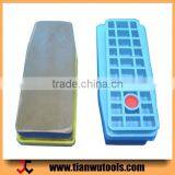 Triangle Abrasive Diamond Resin Fickert for Grinding Granite Slab thumbnail-3