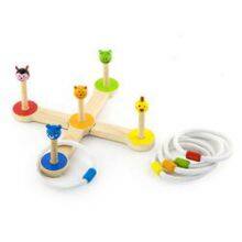 Cartoon Wooden Ring Toss Game