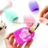 Personal care makeup brush cleaners silicone egg shape brush
