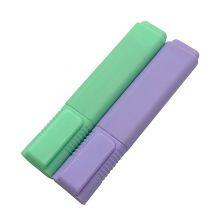 Factory Wholesale Custom 6 8 12 24 Pcs Bible Pastel Aesthetic Highlighter Pen Set Non-toxic no Bleed Square Marker for Bible