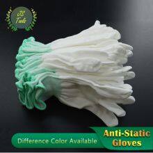 Anti-Static Golves With Plastic of Finger Handmake Gloves Protect Gloves thumbnail-2