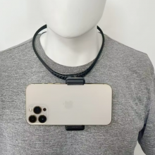 Cycling Neck Harness Phone Bracket Live Streaming Action & Sports Camera Mount Collar Style Neck Hanging Bracket thumbnail-3