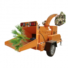 Mobile Engine Diesel Wood Chipper Shredder Waste Tree Branches Wood Chipper Machine