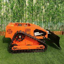 Industrial Grade Cordless Petrol Gasoline Engine Remote Control Rubber Track Lawn Mower Brush Cutter Mulcher Vigorun thumbnail-2