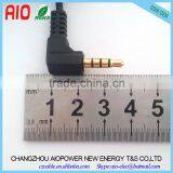 10cm 90 Degree 4 Poles 4C Male to Female 3.5mm TRRS Audio Cable thumbnail-6
