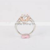 New Arriving Fashion Women Rings Solid14K Gold Jewelry AAAAA CZ thumbnail-4