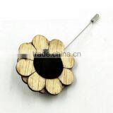 Handmade Men's Gifts Wood Brooch Wooden Flower Lapel Pins thumbnail-6