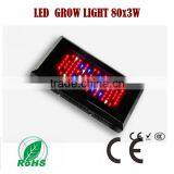China Manufacturer High Quality High Power Full Spectrum LED Grow Lights 80X3w