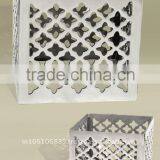 Aluminium Square Stools/Aluminium Metal Square Stools/Antique Aluminium Stools