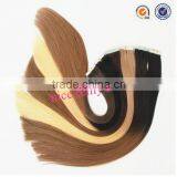 Best Quality Double Drawn Wholesale Dip Dye Ombre Remy Tape Hair Extension thumbnail-3