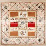 2016 Big Size Silk Square Scarf Women Headscarf Digital Roll Print Silk Satin Scarves Turkish Square Scarf Wholesale thumbnail-1