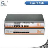 8 Port 10/100/1000M IEEE802.3af Security CCTV PoE Switch thumbnail-5