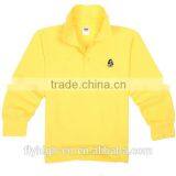 100% Cotton Material Long Sleeve Custom Polo T Shirt for Kids thumbnail-2