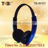 Wireless Earmuff FM AM Radio and Mp3 Player Headphones / Headsets With TF / MicroSD Card TB-W101 thumbnail-2