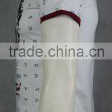 New Design Full Silkscreen Printing 100% Cotton V-neck Man Polo T-shirt thumbnail-3