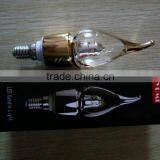 Hotsale Hight Quality Approved Dimmable E14 Base SMD2835 Light Bulb 3W/5W Led Candle Light thumbnail-4