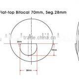 (CE)1.56 Flat Top Bifocal Lenses