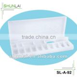 14 color plastic watercolor palette box with PP material