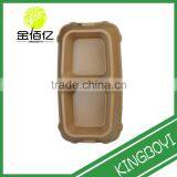 Square Bamboo Fiber Eco-Friendly Pet Two Way Bowl Slow Eating Dog Bowl Cat Bowl thumbnail-3