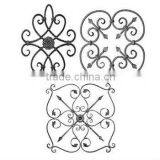 fence and gate decorative wrought iron rosette