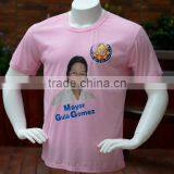 Advertising Custom Polyester T-shirt Election Campaign T-shirt