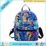 2016 New Design Fashion School Bag Canvas Stylish College Backpack thumbnail-4