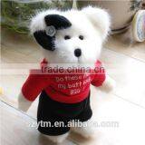 Wholesale Mini Plush Teddy Bear with t shirts