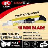 Plastic Handle 18mm Blade Cutter Knife Auto Lock Slider thumbnail-2