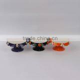 Ceramic Mini Cake Stand With Halloween Icon Embossed thumbnail-1