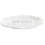 White Dolomite Turkey Platter With Turkey Design thumbnail-1