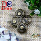 Fashion Antique Brass Plating Metal Button Four Parts Snap Button for Coat thumbnail-5