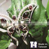 Delicacy Manual Design Butterfly Sterling Silver Necklaces Jewelry thumbnail-1
