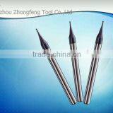 Tungsten carbide micro diameter end mill