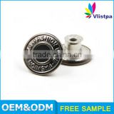 High end logo engraved jacket snap buttons