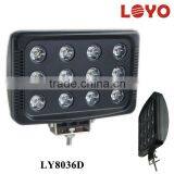 Super Bright Black Waterproof IP67 36W DC 10-30V 6000k Led Work Light From Original Manufacture thumbnail-2
