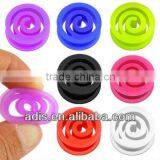 Saddle Silicone Plugs Ear Expander Body Jewelry Silicone Earring Piercing