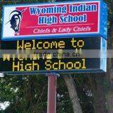 p10 message led yellow sign board