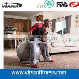 Yoga Ball to Increase Stability and Exercise Abs, Back, Gluts, Hips, Arms thumbnail-4