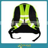 Large Capacity Bag;Fluorescence Green Cool Special Safe Design Reflective Backpack;School Bag High Visibility Backpack thumbnail-4