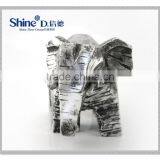 Antique Finish Silver Electro Plating Elephant Statue thumbnail-3